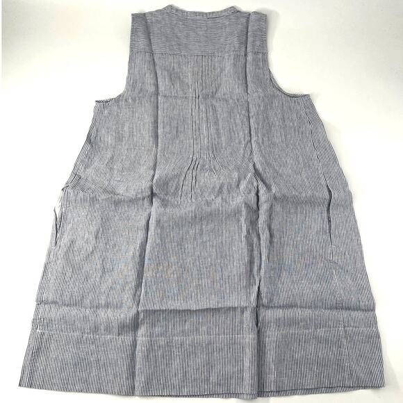 Faherty Blue Mini Stripe Isha Dress XL - Picture 6 of 13